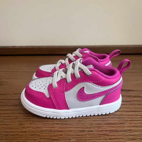 Nike Other - Nike Air Jordan 1 Low Pink and White Sneakers in Excellent Condition